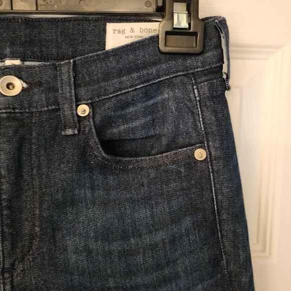Rag & Bone Ankle Skinny Jeans In Tonal River Size 27 - Picture 8 of 15